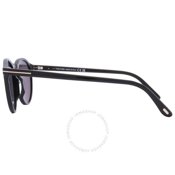 💎✨NEW✨💎NWT Tom Ford  Aurele Smoke Oval Unisex Sunglasses - Picture 5 of 5